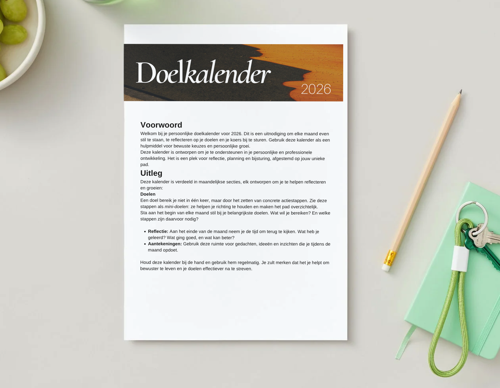 doelkalender 2026