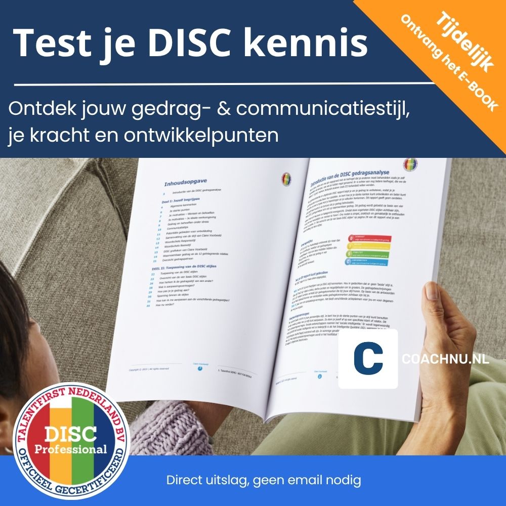 Test je DISC kennis – gedrags- en communicatiestijlen